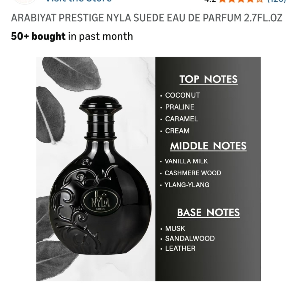 Arabiyat Prestige Nyla Suede Perfume 2.7 - Used Once! - Picture 5 of 5